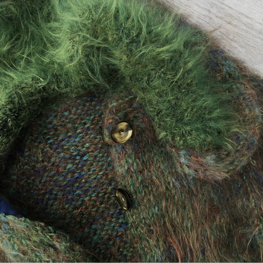 MOHAIR JACKET HAND KNITTED - Picture 4 of 5